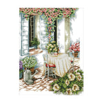 Canvas DIY Artwork 14CT Stamped Kit Cross Stitch  F195 Summer Afternoon 2