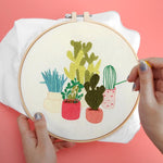 (30*30cm)Embroidery Kit - Cactus Plants