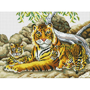 Animals Cotton Thread Cross Stitch Printed DIY Embroidery 11CT Stamp  0677