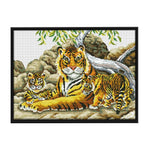 Animals Cotton Thread Cross Stitch Printed DIY Embroidery 11CT Stamp  0677