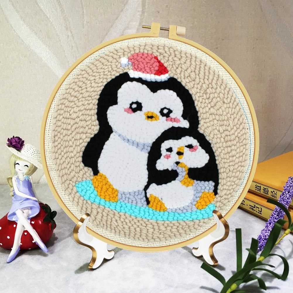 (24*24cm)Embroidery Kit - Penguin