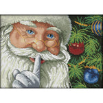 Cheerful Christmas Cross Stitch Needlework 14CT Canvas Embroidery (R308)