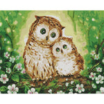 (47*39cm)14ct Stamped Cross Stitch - Owl