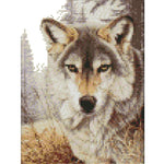 Wolf Spirit 14CT Stamped Cross Stitch Embroidery Canvas Needlework  D519