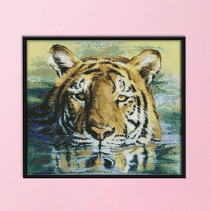 Cross Stitch Embroidery Kits 14CT Stamp Handwork Decor  D185 Water Tiger