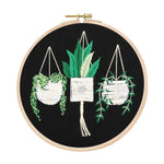 (30*30cm)Embroidery Kit - Hanging Plants