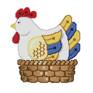 (29*33cm)14ct Stamped Cross Stitch - Cock