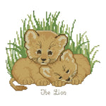 DIY Bedroom Lion Needlework Kit 14CT Stamp Canvas Cross Stitch  D531