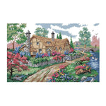 Scenery Cross Stitch Embroidery Needlework 14CT Stamped  FA029 Air Balloon