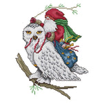 Santa Eagle Cross Stitch 14CT Stamped DIY Print Canvas Needlework  C589