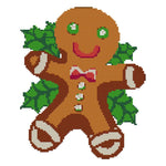 Christmas Cookies 14CT Stamped Canvas Cross Stitch Kit DIY Embroidery  3