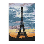 Cross Stitch 14CT Stamp Needlework Embroidery DIY Tower Dusk Art  F786