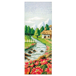 DIY Landscape Cross Stitch 11CT Stamped Needlework  Spring Blessing 1025