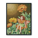 Canvas Kit Needlework DIY Cross Stitch 14CT Stamped  RA278 Butterfly Fairy