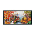 14CT Stamped DIY Cross Stitch Kit Embroidery Needlework  F464 Landscape 3