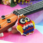 Bead Embroidery Keychain - Owl