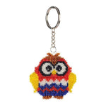 Bead Embroidery Keychain - Owl