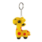 Bead Embroidery Keychain - Giraffe