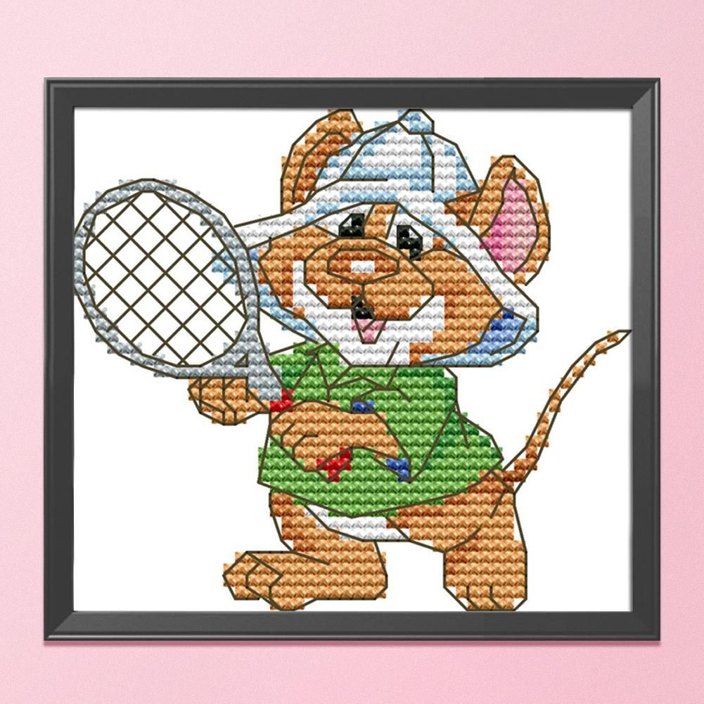 Cross Stitch Kits Canvas DIY 14CT Stamped Needlework Crafts  K882 Tennis