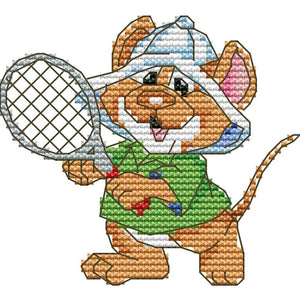 Cross Stitch Kits Canvas DIY 14CT Stamped Needlework Crafts  K882 Tennis