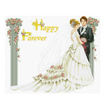 Wedding Day Cross Stitch 11CT Stamped Printed Canvas DIY Embroidery  0063