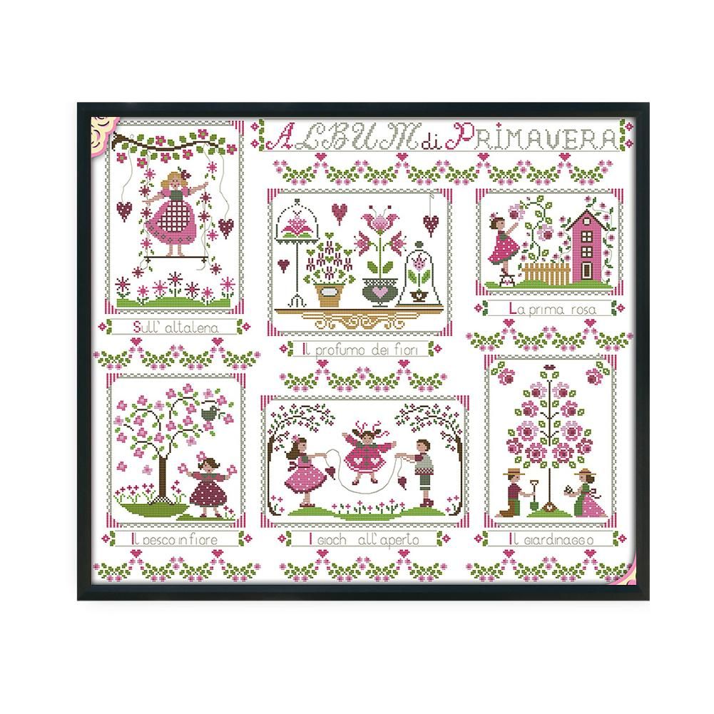 Cross Stitch Kits Printed Canvas Embroidery DIY 14CT Stamp  J342 Tapestry