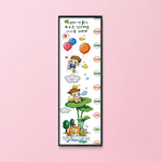 14CT Stamped Cross Stitch Baby Height Chart Needlework Embroidery  K179