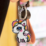 Bead Embroidery Keychain - Horse