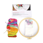 (25*25cm)Embroidery Kit - Blooming Flowers