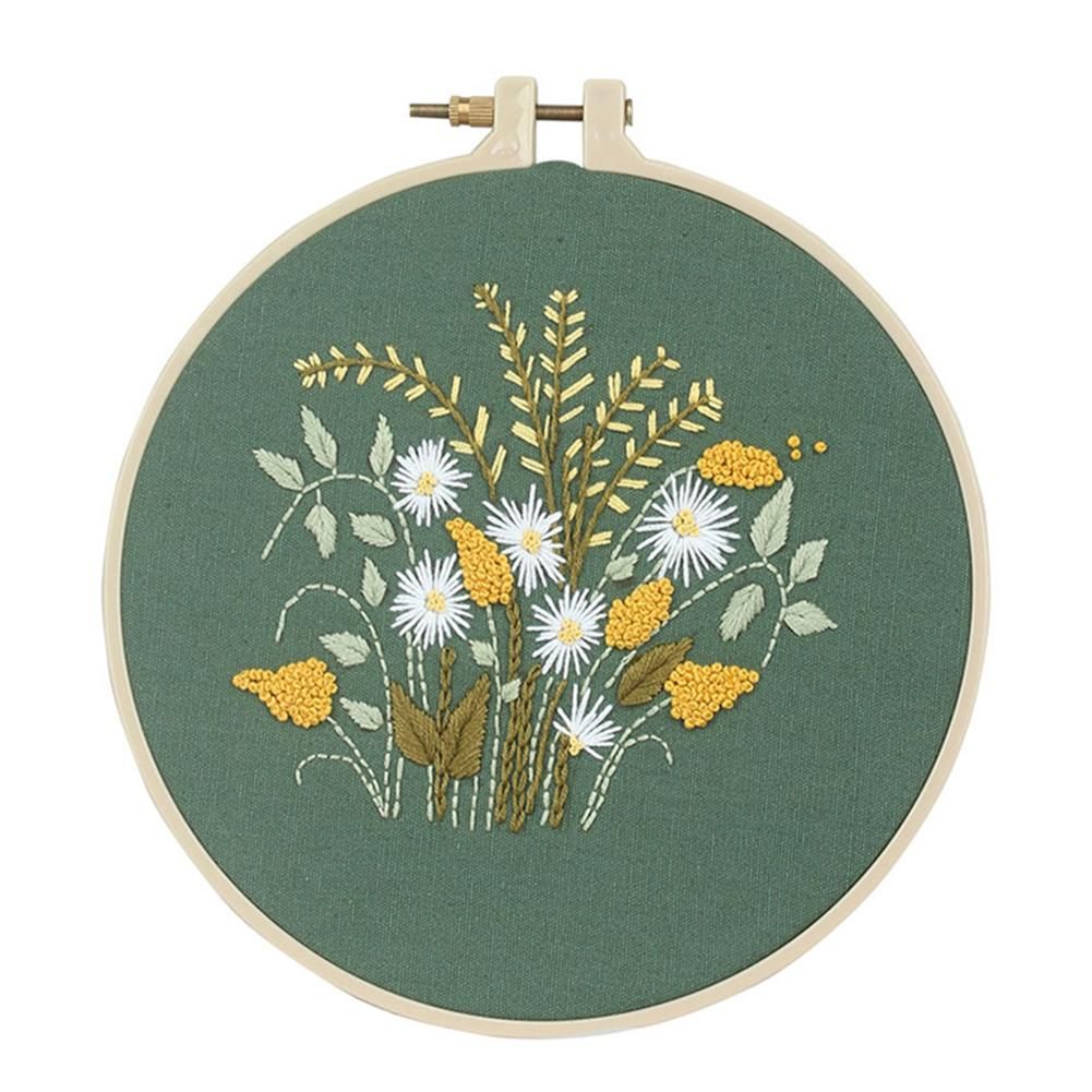 (30*30cm)Embroidery Kit - Flowers