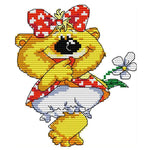 (14*17cm)14ct Stamped Cross Stitch - Bear