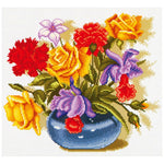 Printed Cross Stitch Kits DIY Romantic 11CT Stamped Needlework  1053 Vase