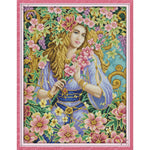 Flower Fairy 14CT Stamp Cross Stitch Kit Needlework Embroidery Set  RA221