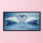 Swan 3 Cross Stitch Embroidery DIY Needlework 14CT Stamp Wall Arts  D318