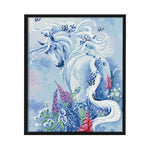 Animals Cross Stitch Kits Canvas Printing DIY Embroidery DMC Crafts  0819