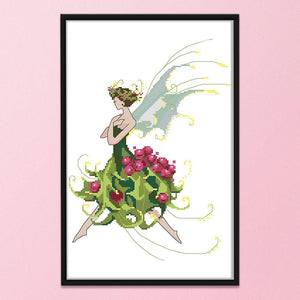 Fairy Cross Stitch Kits Printed DIY Embroidery Needlework 14CT Stamp  R792