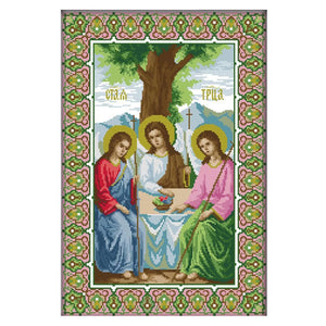 14CT Stamped Cross Stitch Kits DIY Religion Embroidery 52 X 36cm  R291/2