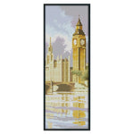 Big Ben Cotton Thread DIY Cross Stitch 14CT Stamped Embroidery Kits  F591