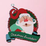 14CT Stamped Cross Stitch DIY Merry Christmas Embroidery 29 X 26cm  C231