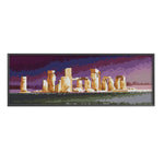 Stonehenge 14CT Stamp Cross Stitch Cotton Print Canvas Needlework  F601