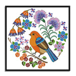 Landscape Cross Stitch Embroidery 14CT Stamped Handwork  DA159 Branches