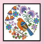 Landscape Cross Stitch Embroidery 14CT Stamped Handwork  DA159 Branches