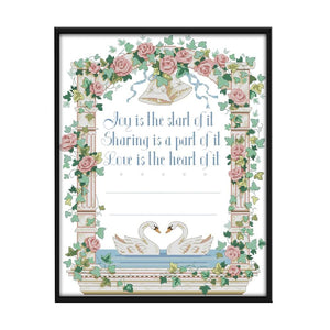 Lover Memorial Cross Stitch Kits Embroidery 14CT Stamped Needlework  4