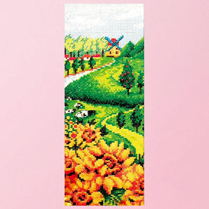 DIY Landscape Cross Stitch 11CT Stamped Needlework  Summer Blessing 1026