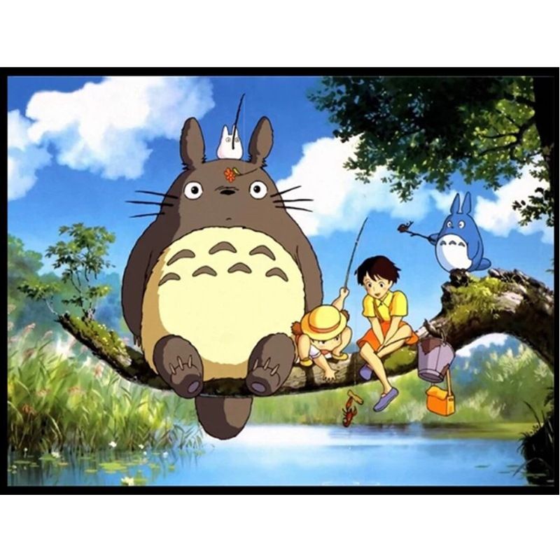 (50*75cm)11ct Stamped Cross Stitch - Totoro