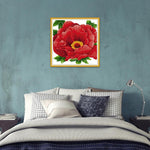 (49*49cm)14ct Stamped Cross Stitch - Flowers