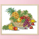 Cross Stitch Kits Printed Embroidery Set DIY Needlework  J126 Fruit Basket