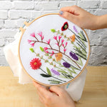 (30*30cm)Embroidery Kit - Flowers