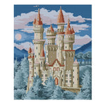 Scenery Cross Stitch Embroidery DIY Needlework 14CT Stamped  FA028 Castle