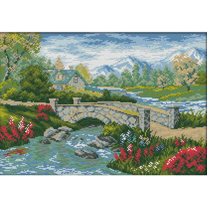 Dusk Ecological Cotton Painting 14CT Cross Stitch Kits Needleworks (F981)